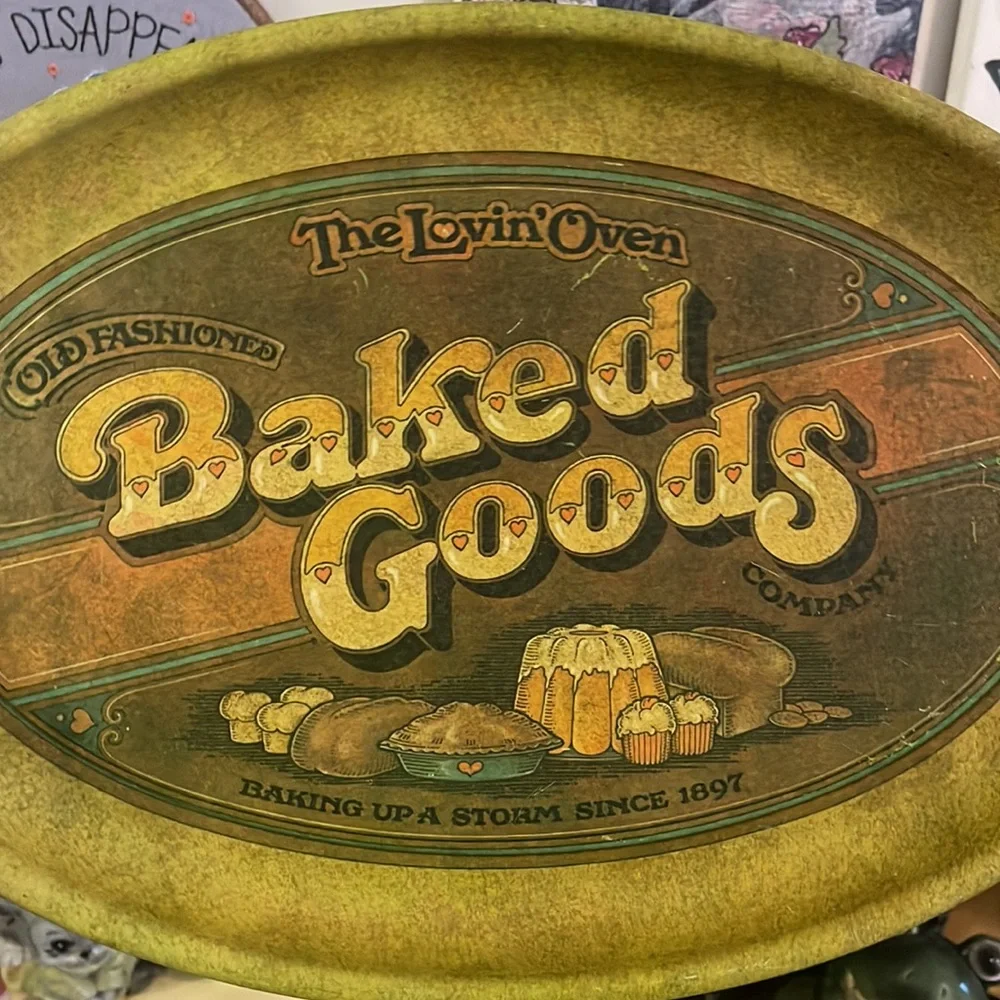 Vintage “The Lovin’ Oven” Baked Goods Tray 1979 Pentron Kitchen Decor